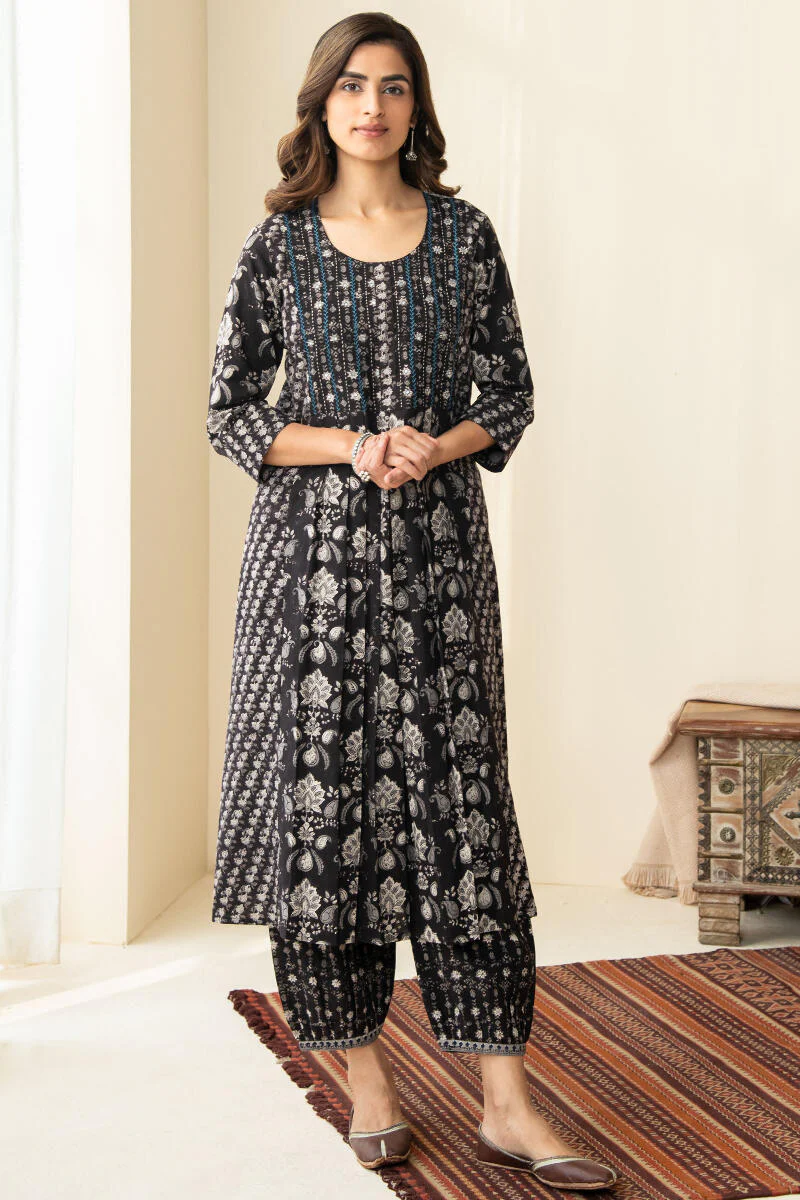 Sehra Farhat Bagru Kurta - Image 2