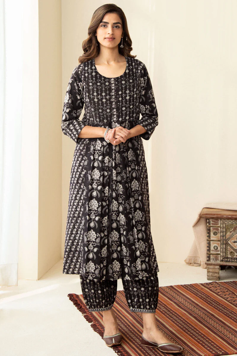 Sehra Farhat Bagru Kurta - Image 2