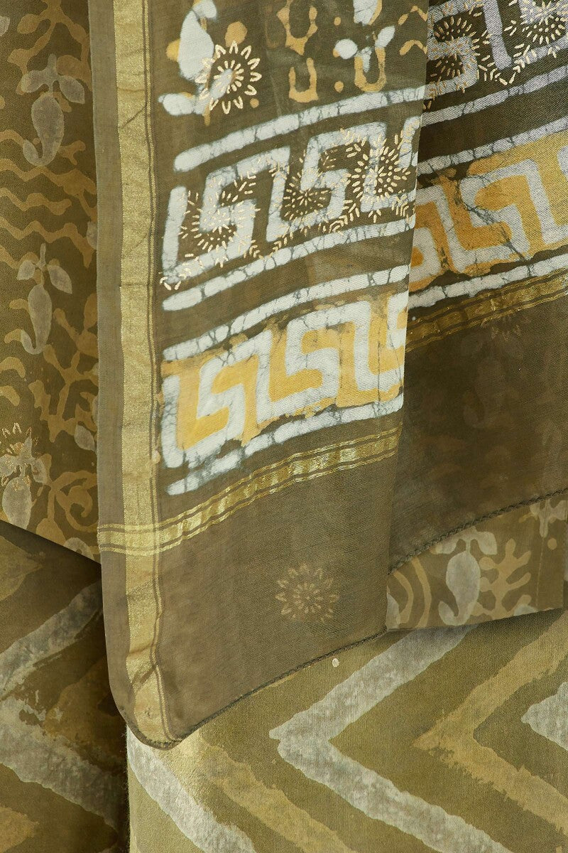 Sehra Farhat Dabu Chanderi Dupatta - Image 5
