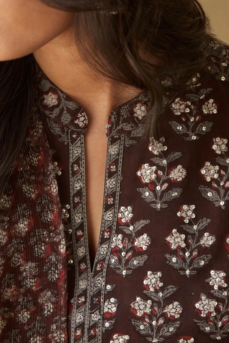 Sehra Farheen Bagru Kurta - Image 5