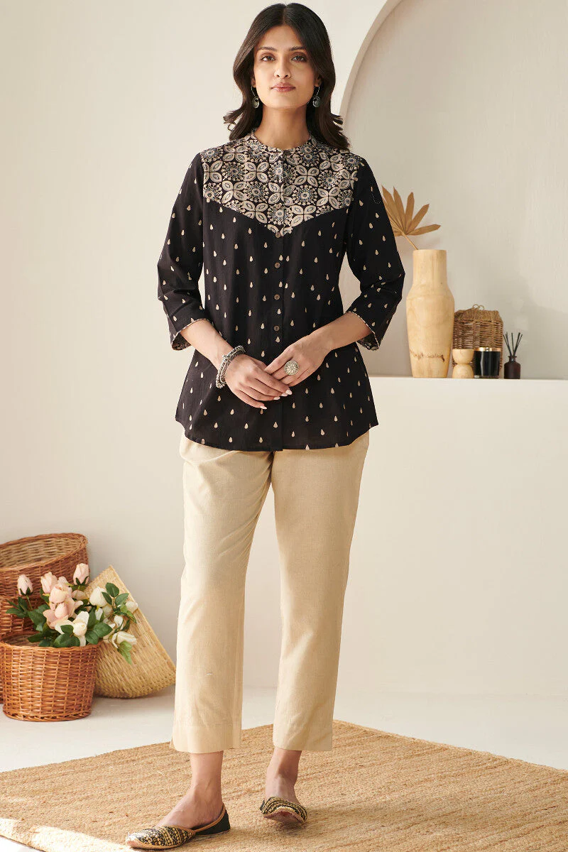 Sehra Farzana Ajrak Top - Image 3