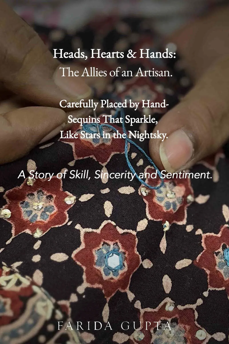 Sehra Fatima Ajrak Kurta - Image 10