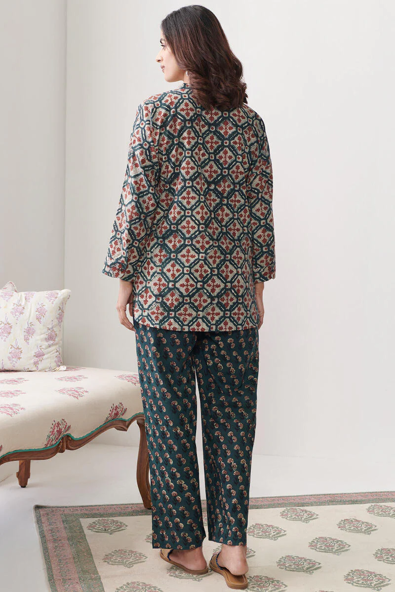 Sehra Feriha Bagru Loungewear Set - Image 6
