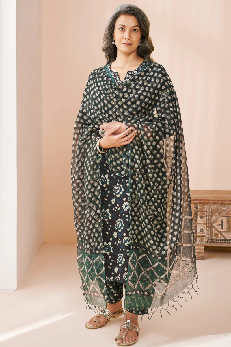 Sehra Fiza Bagru Izhaar Pants - Image 3