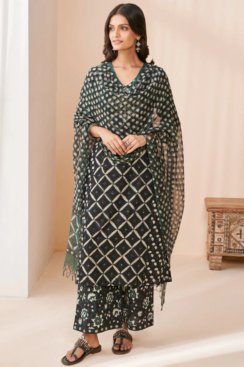 Sehra Fiza Bagru Kota Dupatta - Image 3