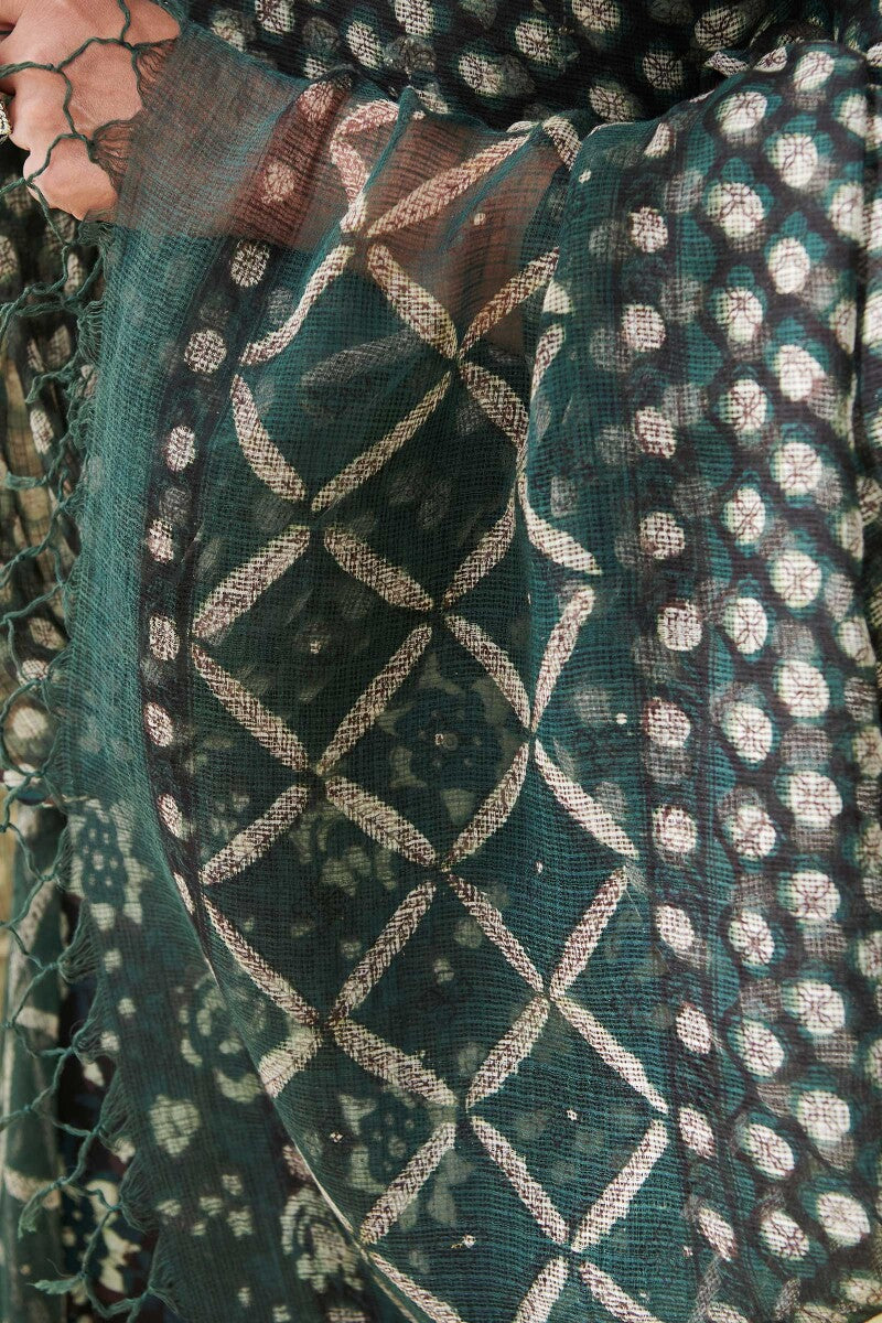 Sehra Fiza Bagru Kota Dupatta - Image 4