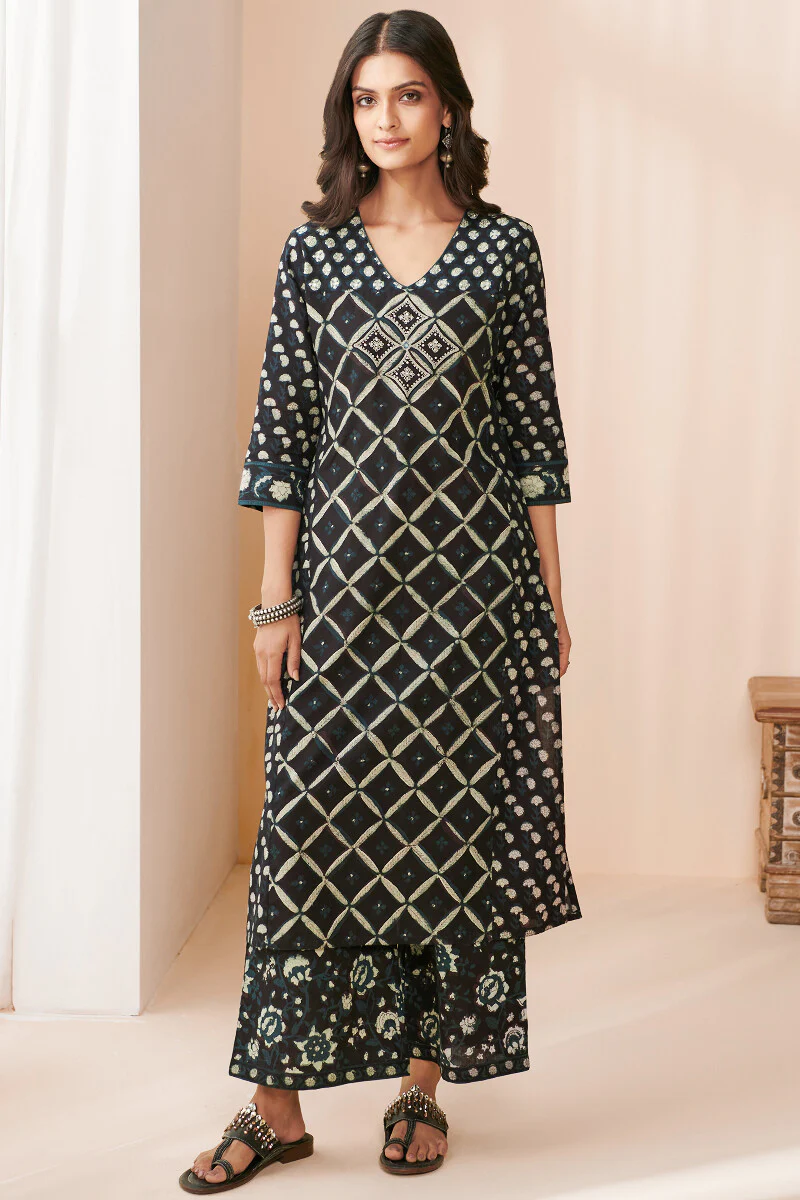 Sehra Fiza Bagru Kurta - Image 2