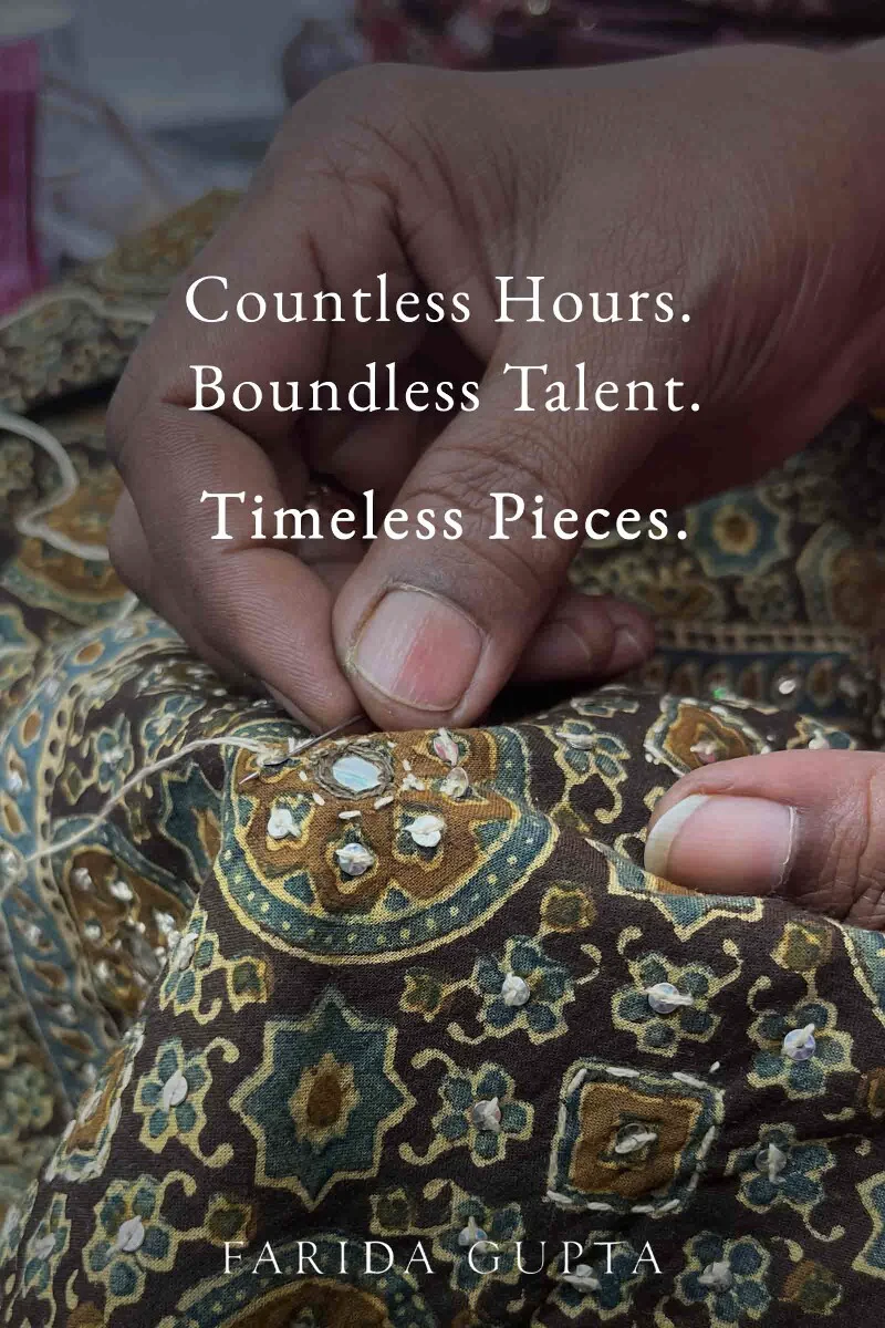 Sehra Fizah Ajrak Kurta - Image 8