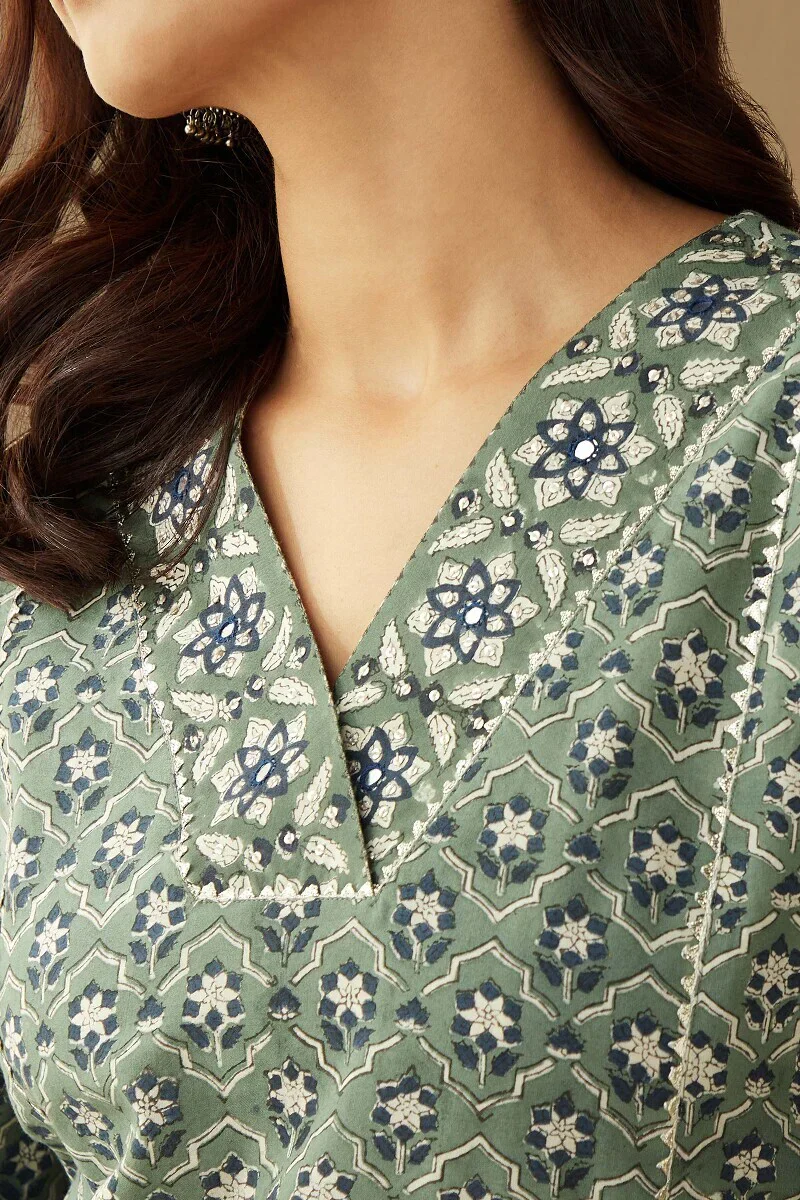 Sehra Fizah Bagru Kurta - Image 5