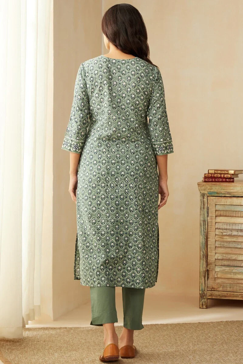 Sehra Fizah Bagru Kurta - Image 8