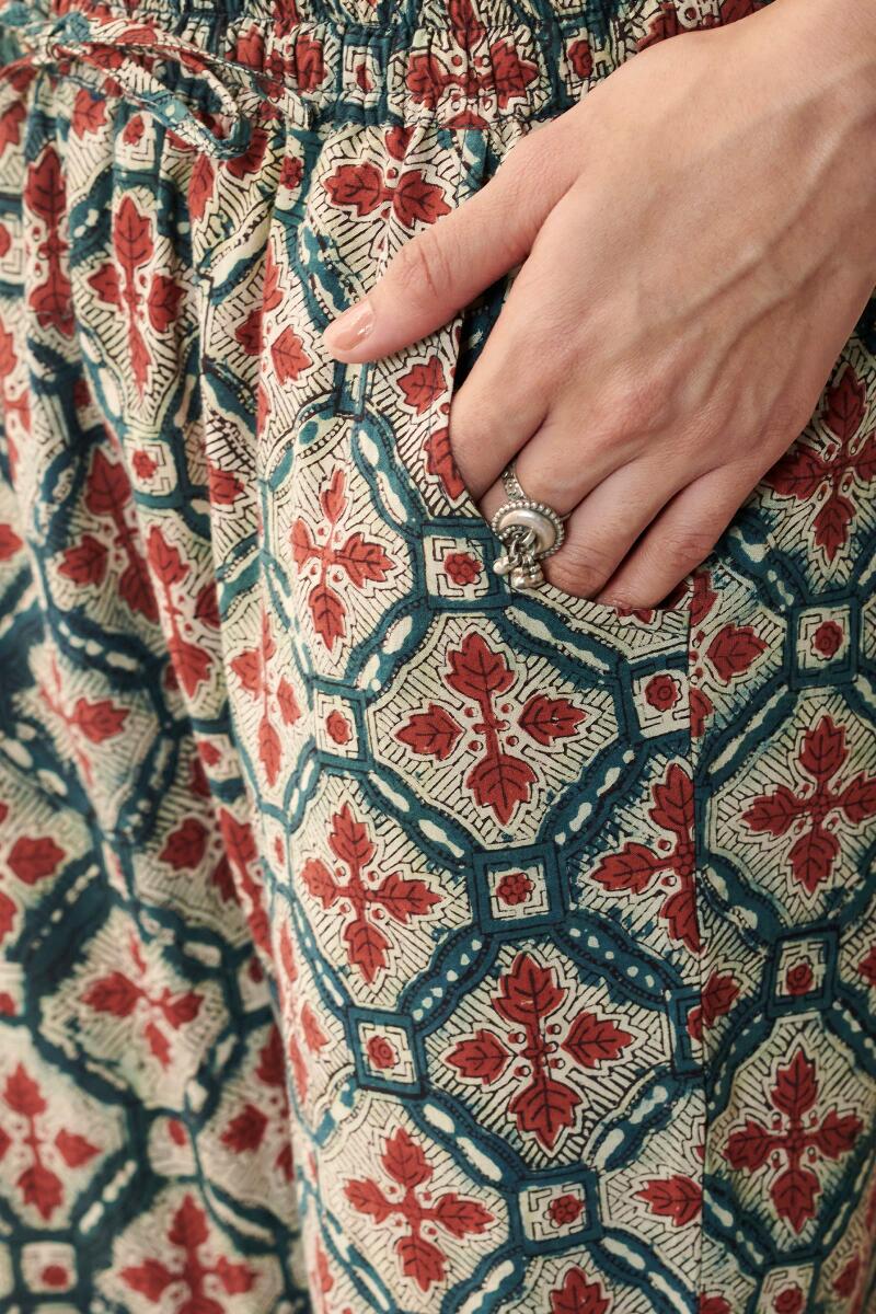 Sehra Fizah Bagru Narrow Pants - Image 2