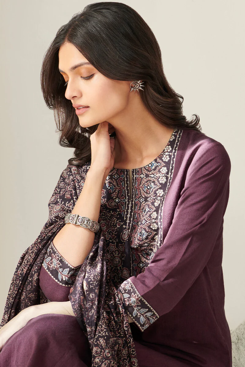 Sehra Gauhar Ajrak Kurta - Image 6