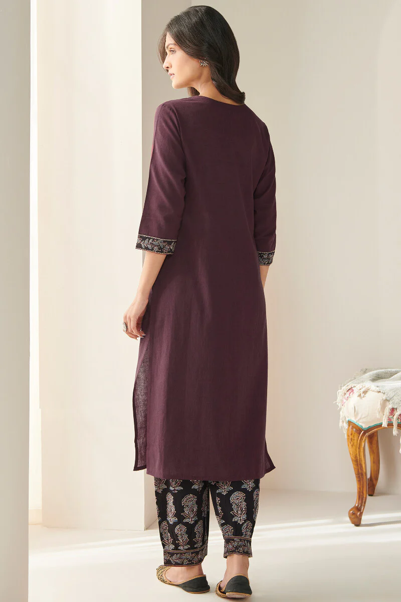 Sehra Gauhar Ajrak Kurta - Image 8