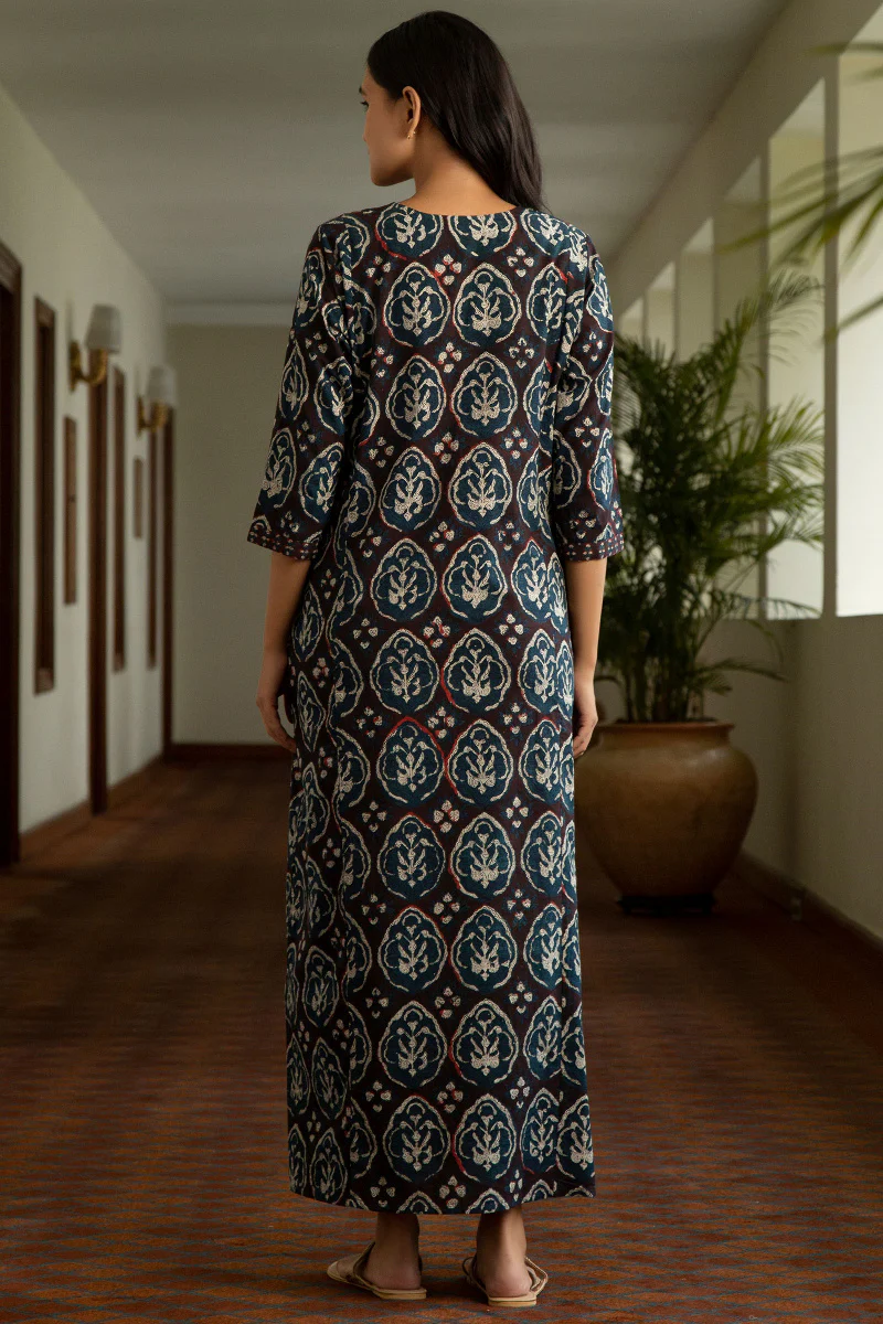 Sehra Gazal Bagru Kaftan - Image 6