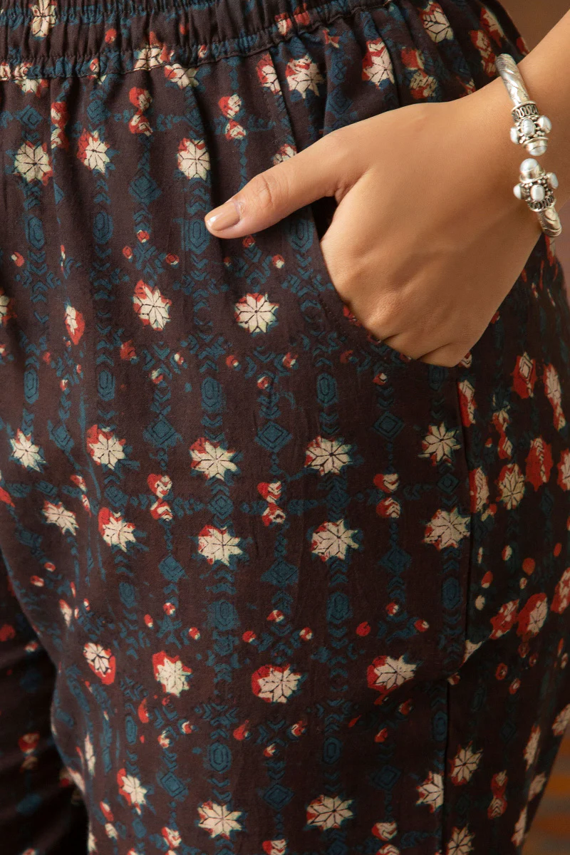 Sehra Gazal Bagru Narrow Pants - Image 2