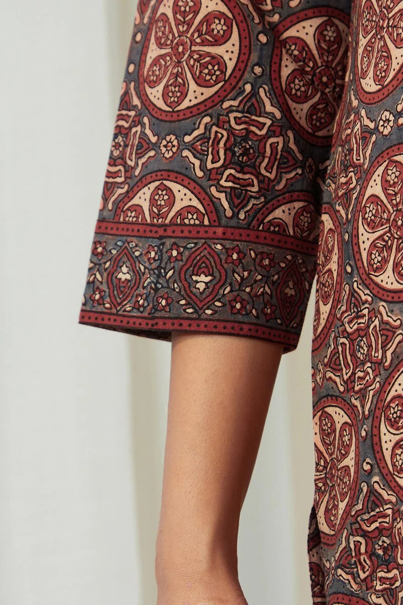 Sehra Heer Ajrak Kurta - Image 6