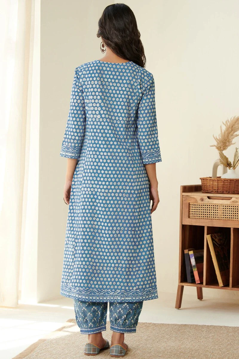 Sehra Heer Indigo Kurta - Image 9