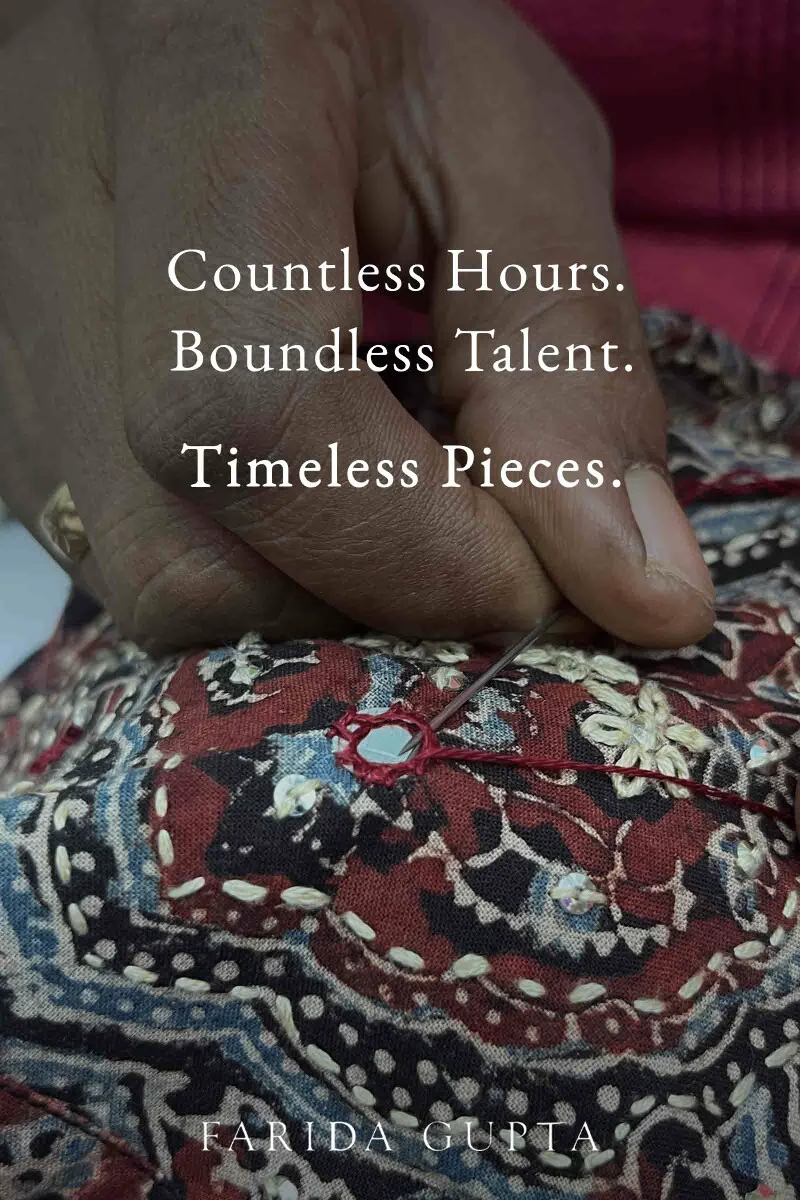 Sehra Jannat Ajrak Kurta - Image 8