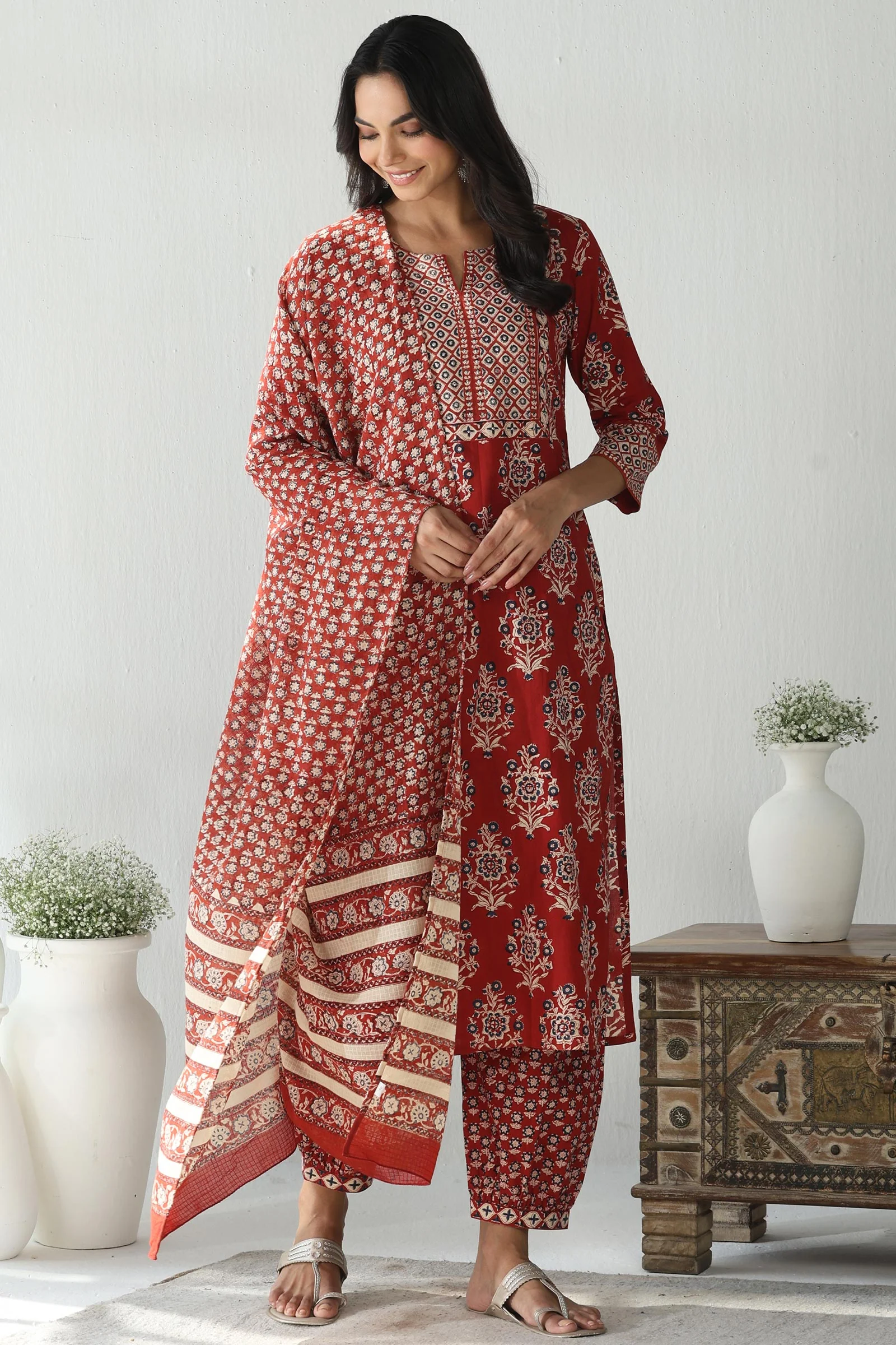 Sehra Kainat Bagru Kurta - Image 6