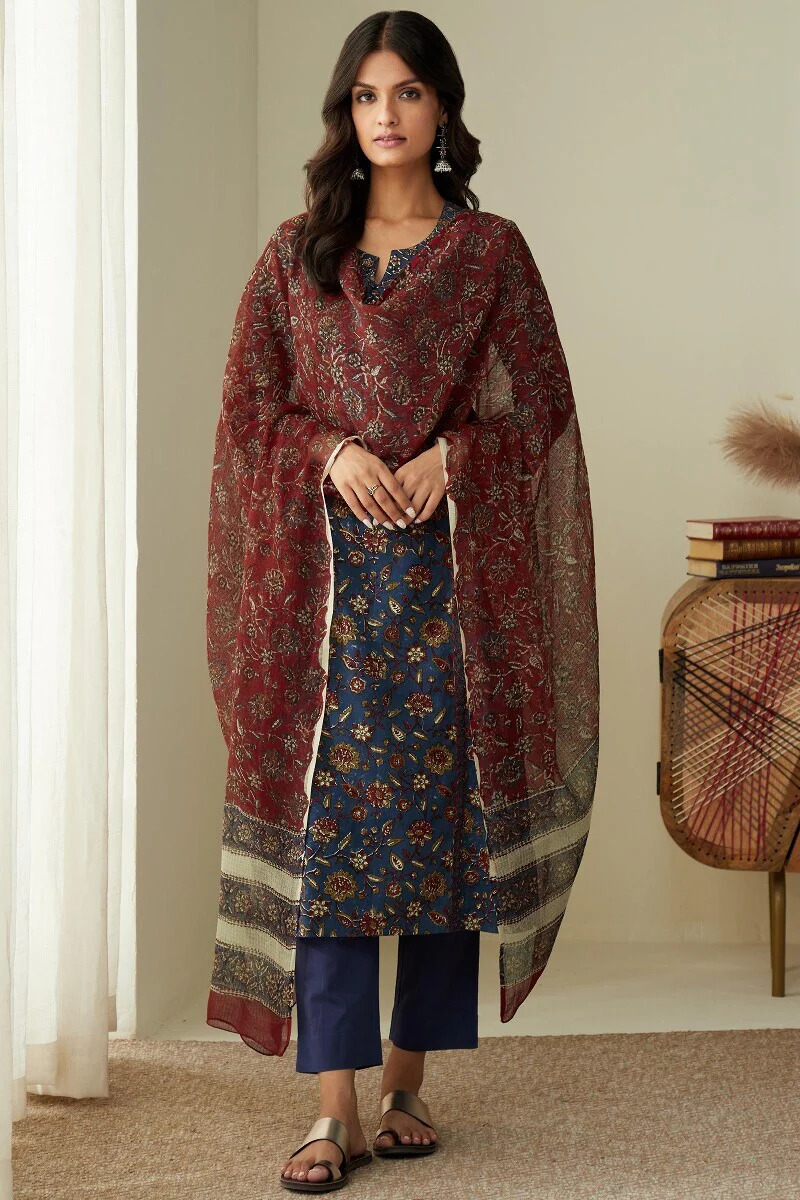 Sehra Kaira Bagru Kurta - Image 4