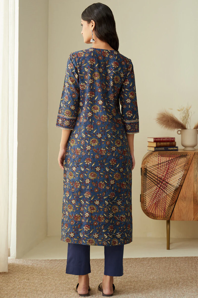 Sehra Kaira Bagru Kurta - Image 9