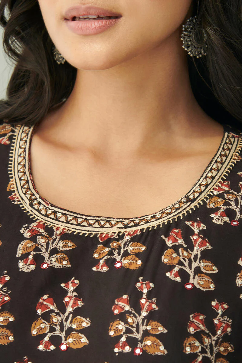 Sehra Kashaf Bagru Kurta - Image 3