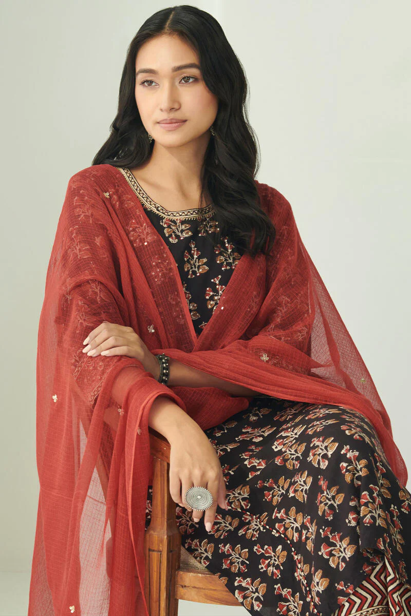 Sehra Kashaf Bagru Kurta - Image 7
