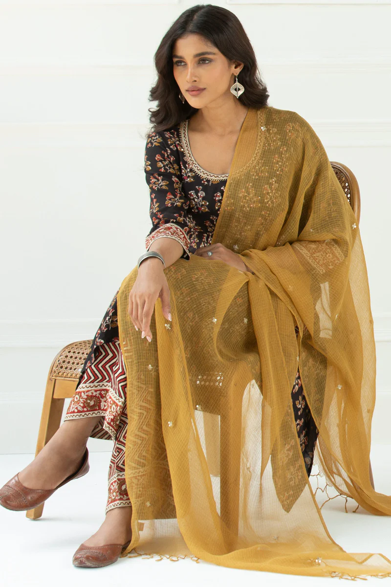 Sehra Kashaf Kota Dupatta - Image 5