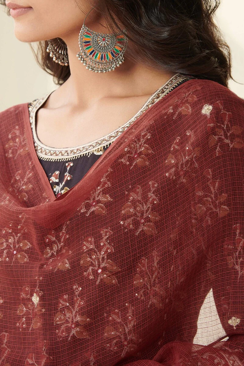 Sehra Kashaf Kota Dupatta - Image 2