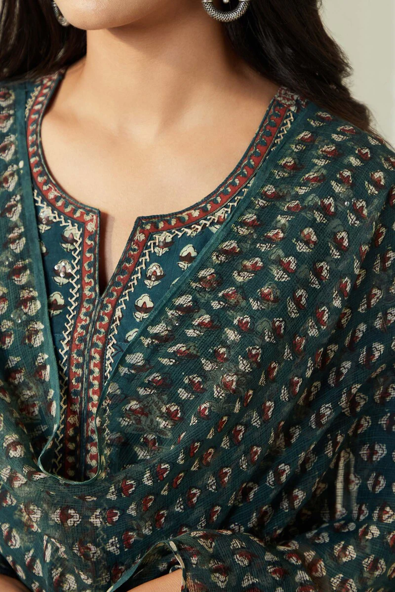 Sehra Kiara Bagru Kota Dupatta - Image 2
