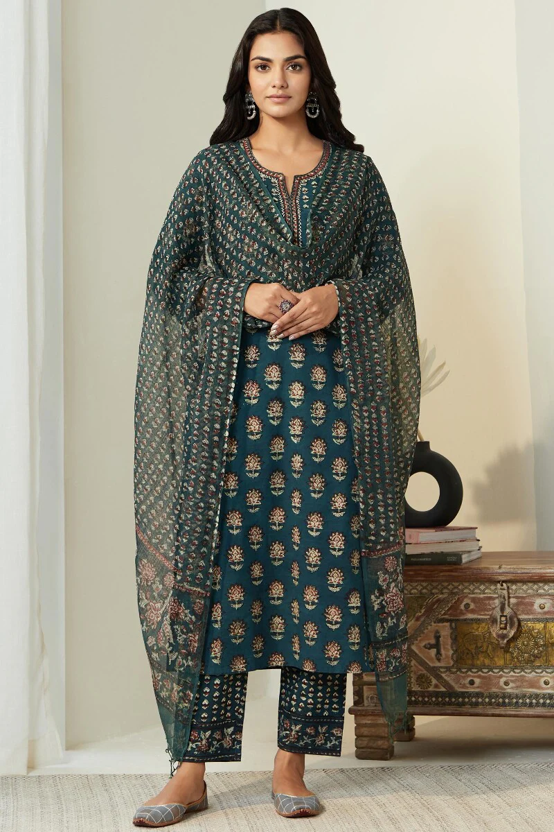 Sehra Kiara Bagru Kota Dupatta - Image 3