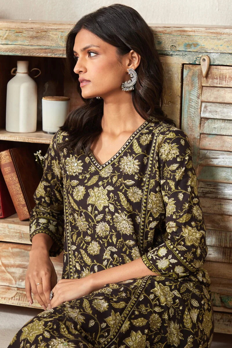 Sehra Kiara Bagru Kurta - Image 7