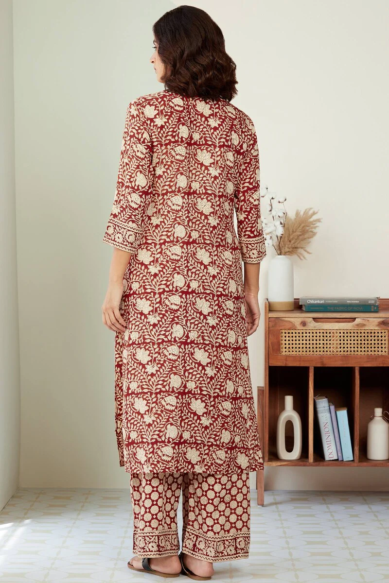 Sehra Leila Bagru Kurta - Image 8