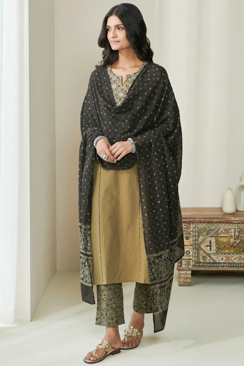 Sehra Mahi Ajrak Narrow Pants - Image 3
