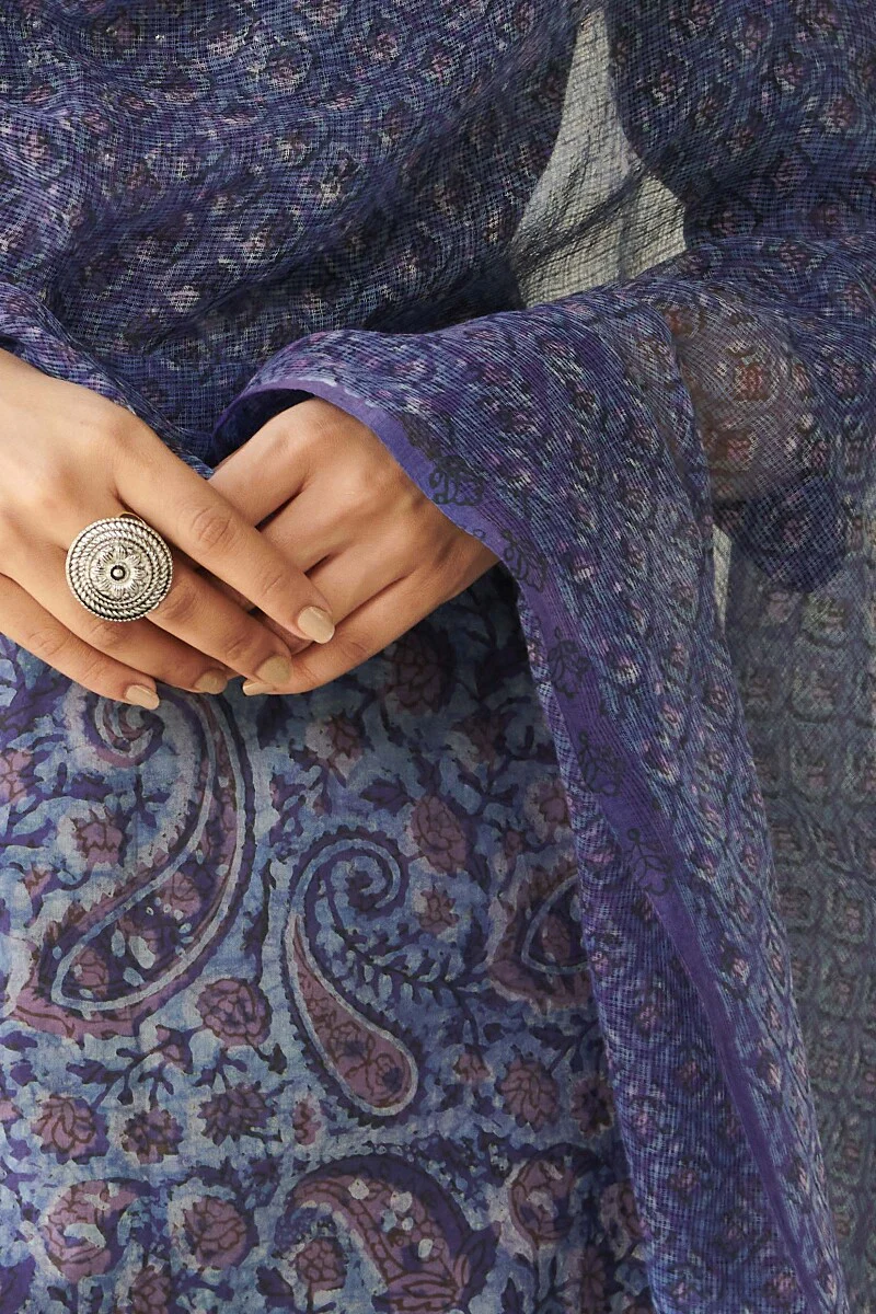 Sehra Mahi Akola Kota Dupatta - Image 4