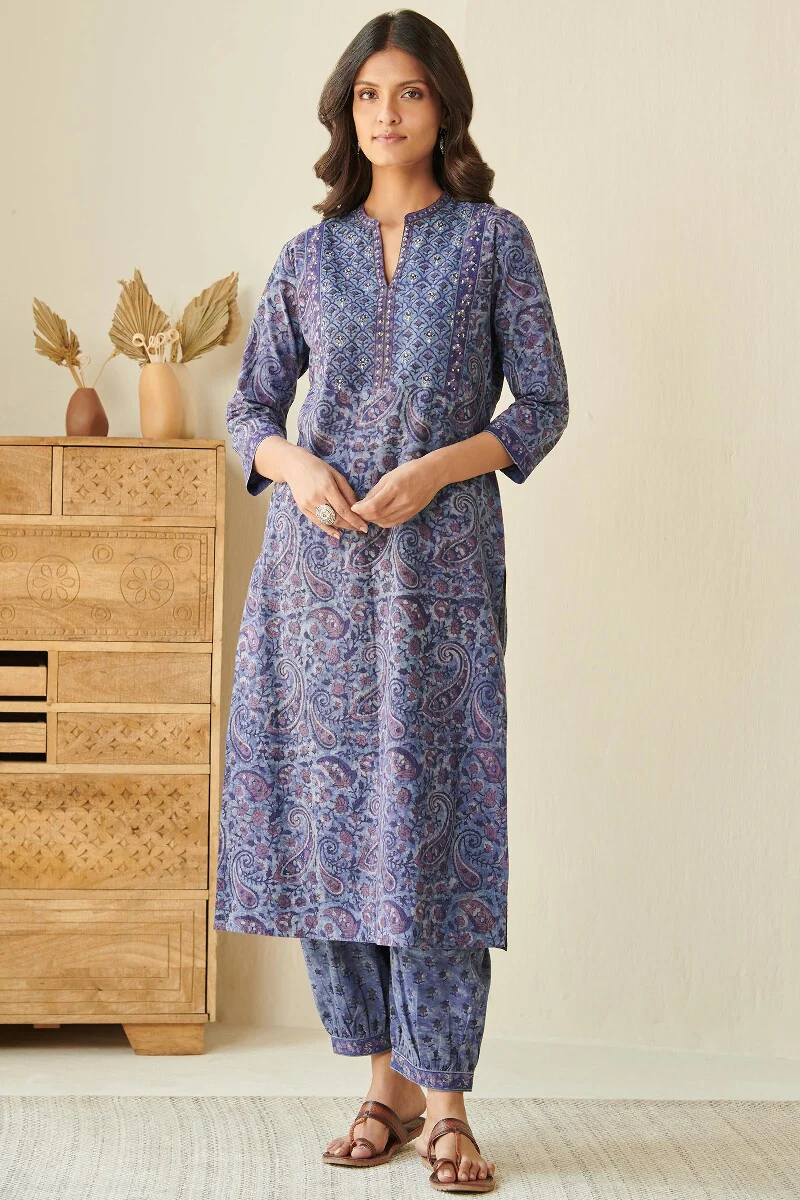 Sehra Mahi Akola Kurta - Image 2