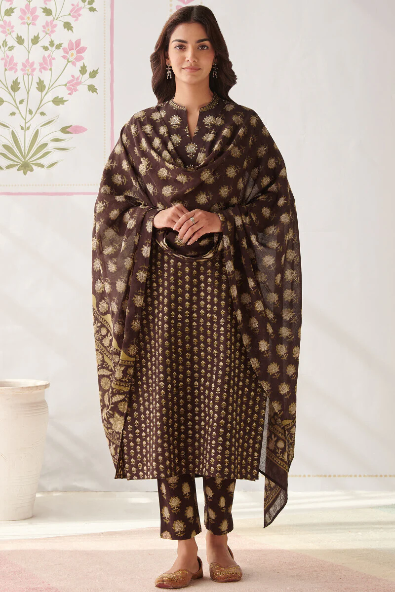 Sehra Mahi Bagru Kota Dupatta - Image 3