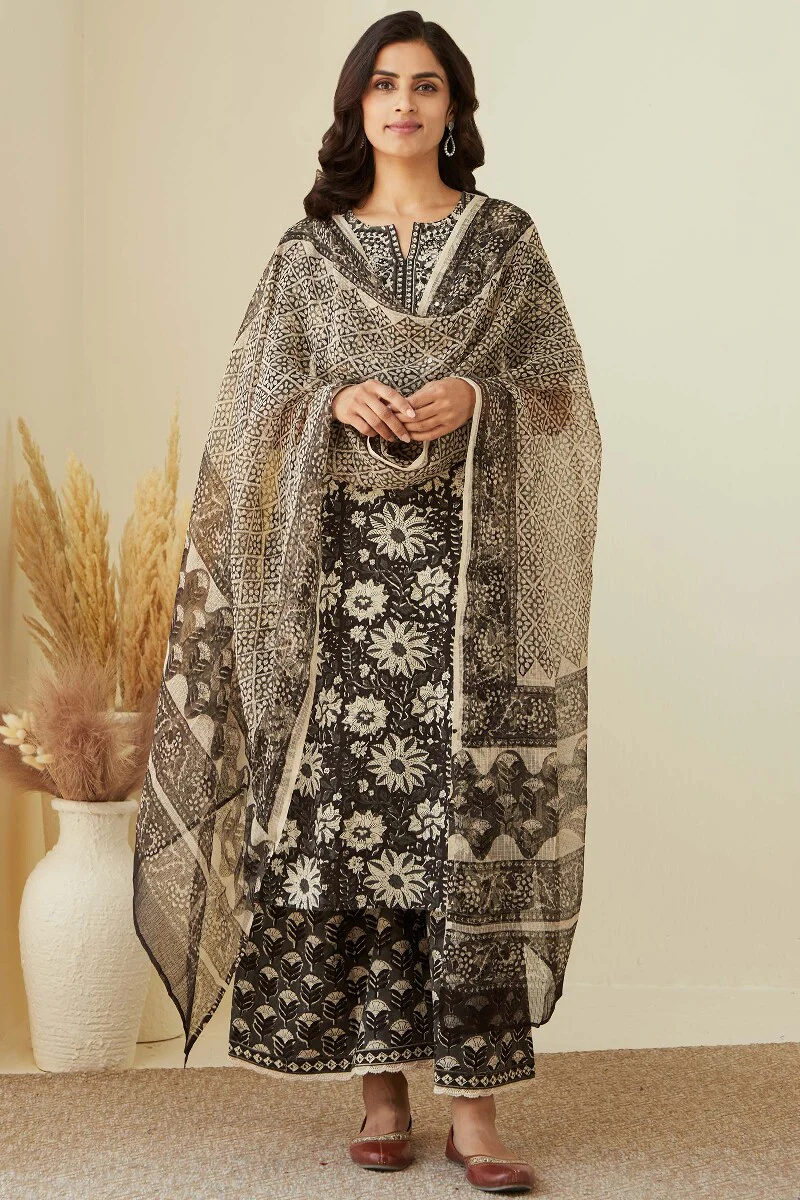 Sehra Mahira Bagru Kota Dupatta - Image 3