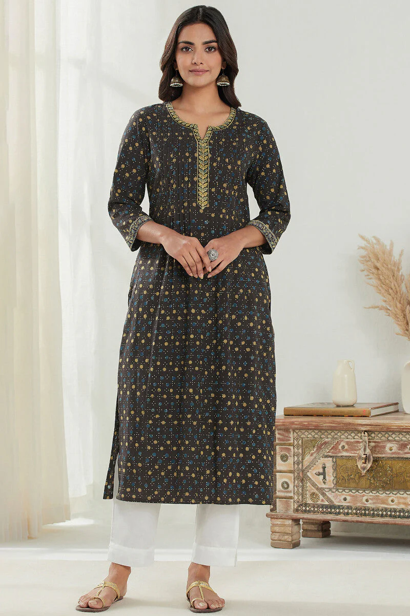 Sehra Mahnoor Ajrak Kurta - Image 2