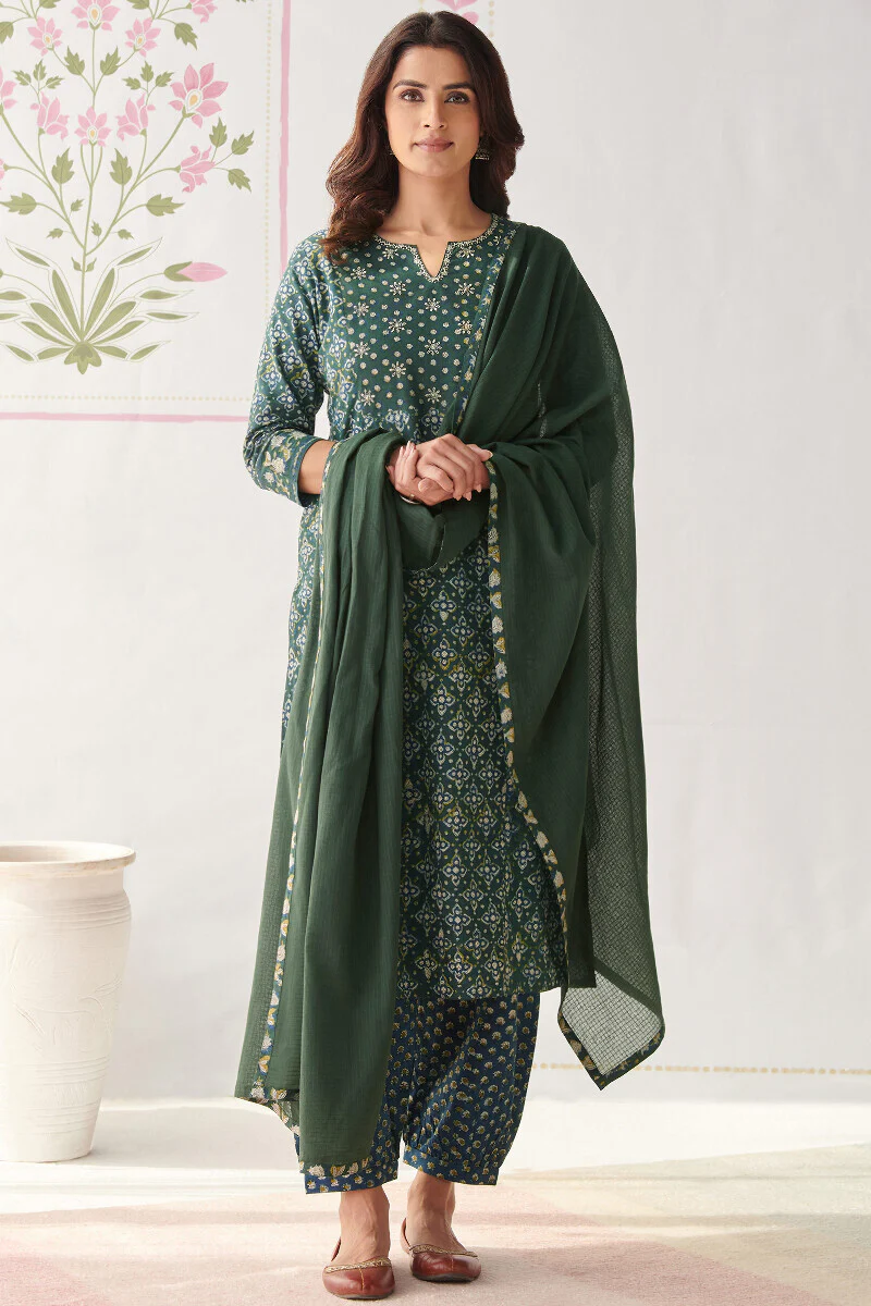 Sehra Mahreen Bagru Izhaar Pants - Image 3