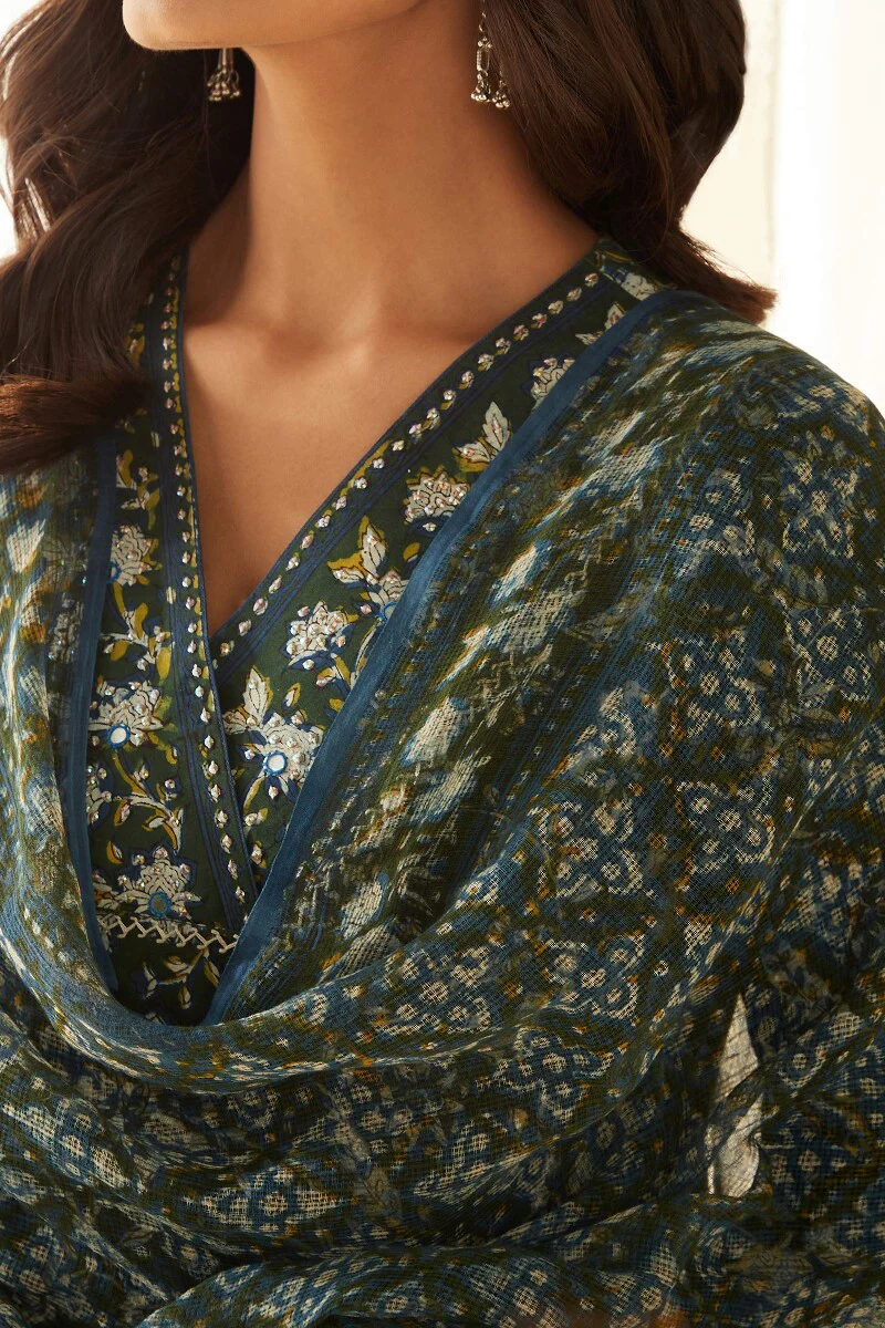 Sehra Mahreen Bagru Kota Dupatta - Image 2