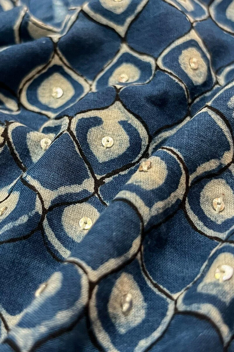 Sehra Maiwa Indigo Kurta - Image 3