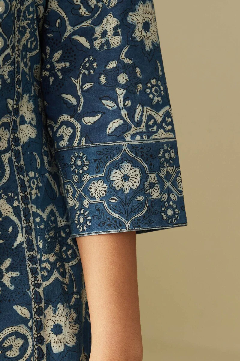 Sehra Maiwa Indigo Kurta - Image 6