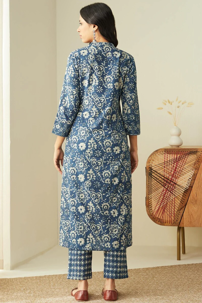 Sehra Maiwa Indigo Kurta - Image 8