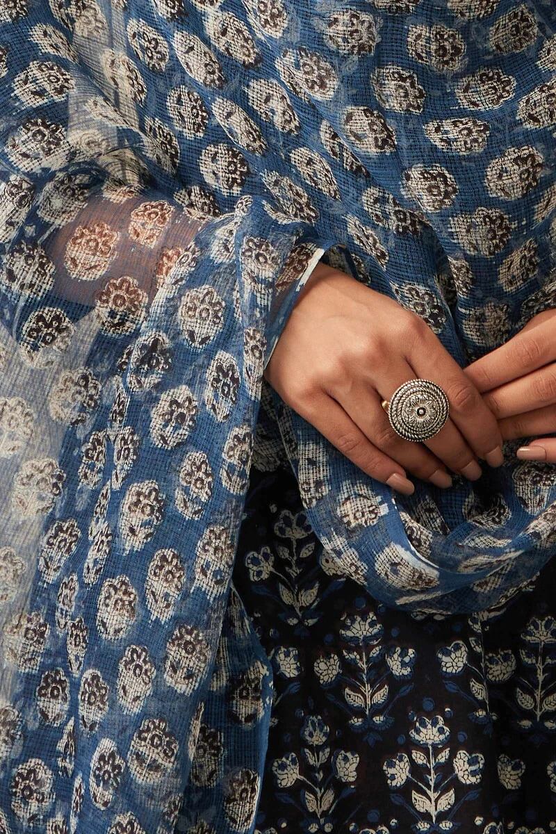 Sehra Maya Bagru Dupatta - Image 4