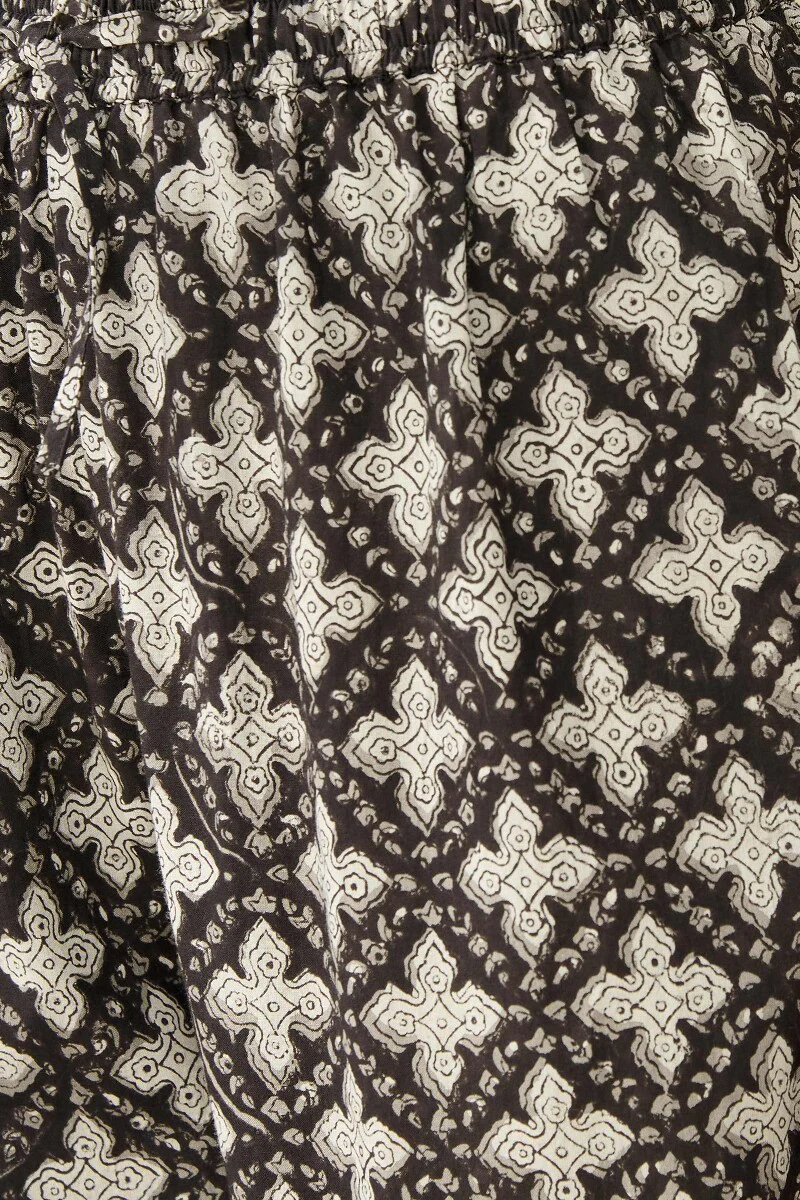 Sehra Maya Black Bagru Izhaar Pants - Image 2
