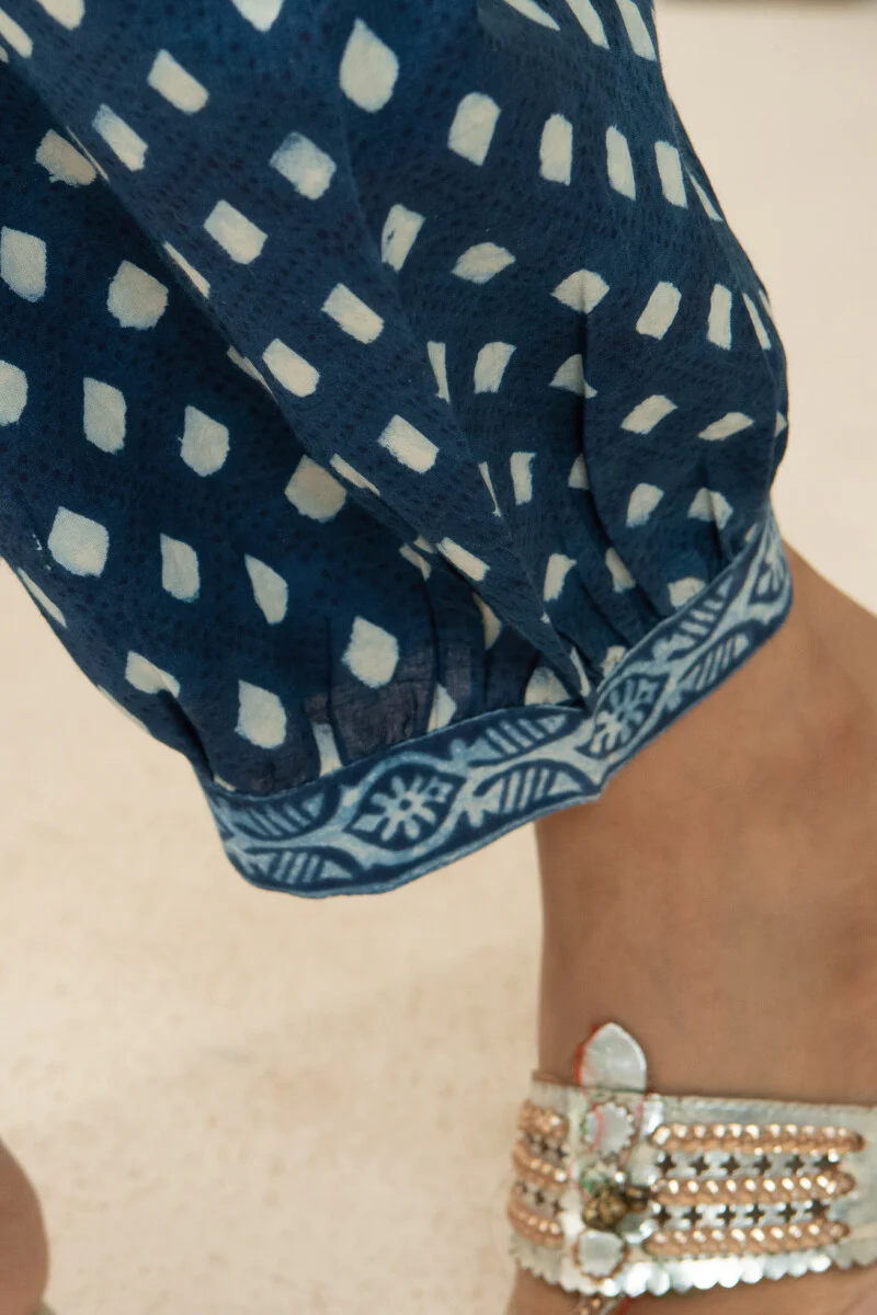Sehra Mehnaz Indigo Izhaar Pants - Image 2