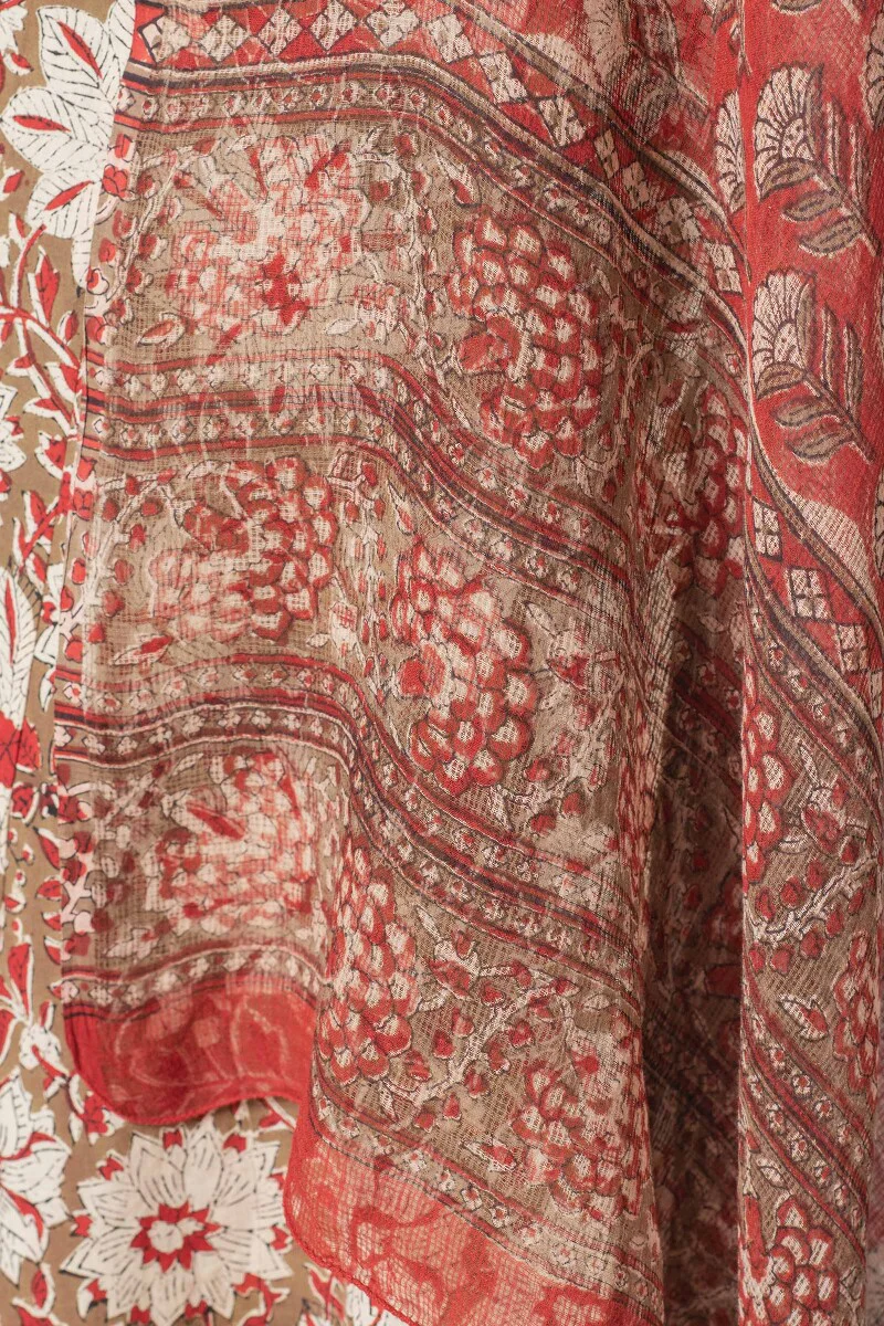 Sehra Mehr Bagru Dupatta - Image 4