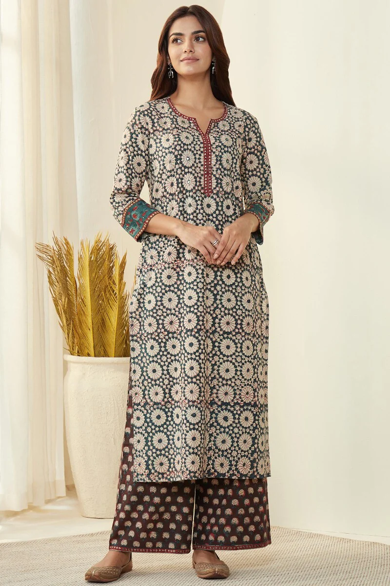 Sehra Mehreen Bagru Kurta - Image 2