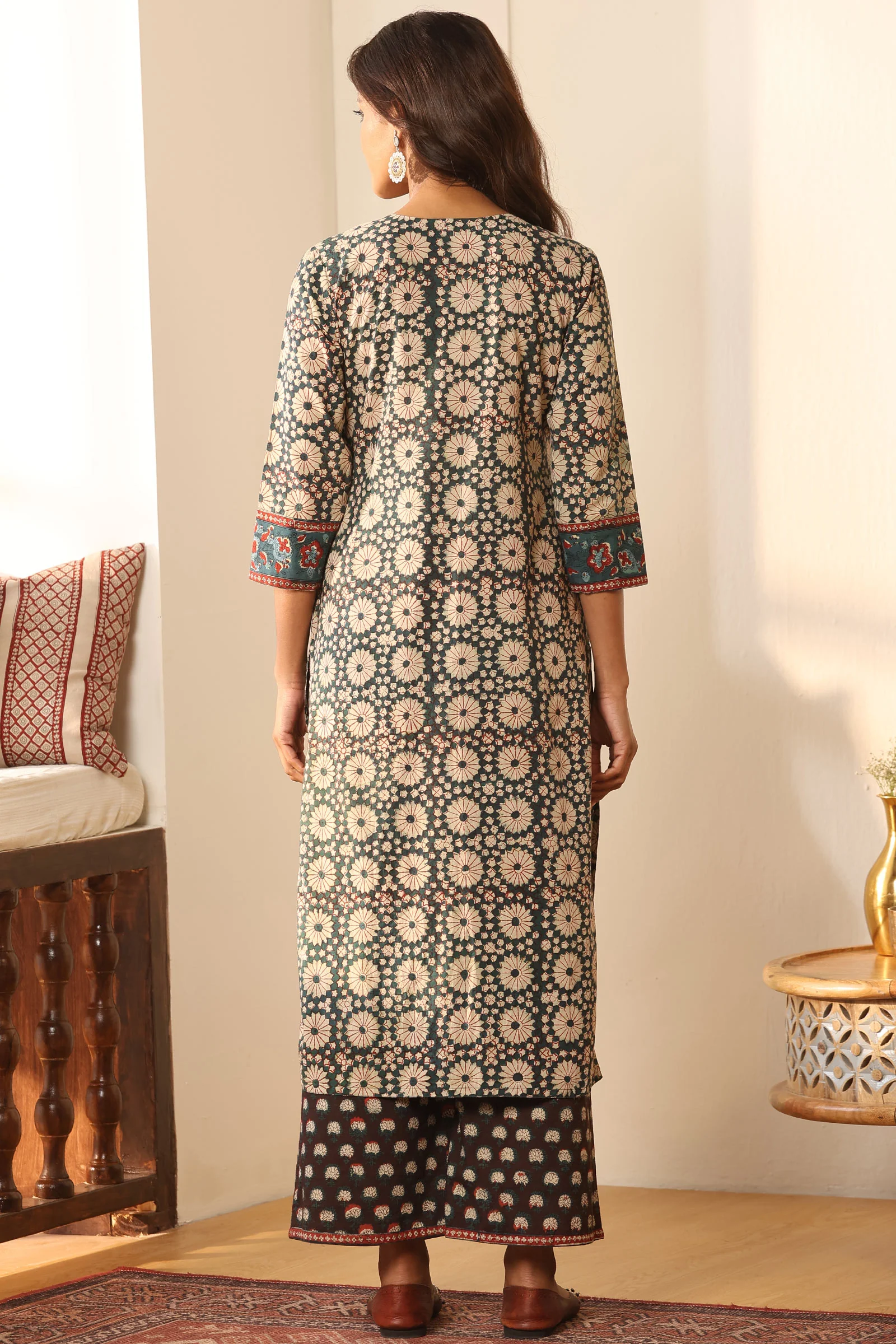 Sehra Mehreen Bagru Kurta - Image 8